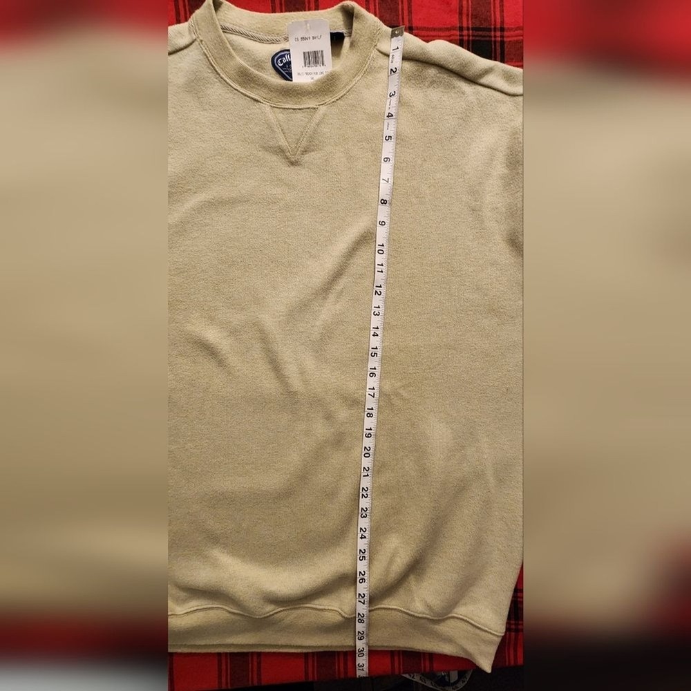 Callaway Golf Sport Men's XXL Crewneck Sweatshirt Green Cotton Blend NWT - Picture 7 of 7